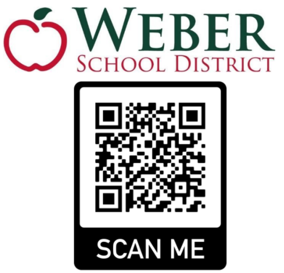 Weber School District  QR code for https://wsd.tedk12.com/hire/index.aspx#aJobListings